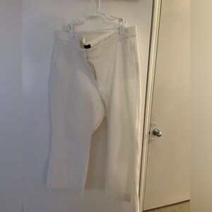 JCrew Factory white pants.